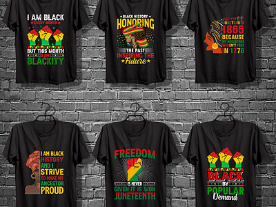 BLACK HISTORY T SHIRT DESIGN