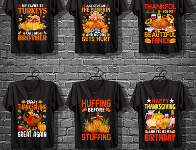 THANKSGIVING T-Shirts Design. best t shirt design graphic design illustration t shirt typography