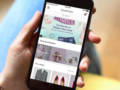 GoodTwice - Magento E-commerce iPhone / Android App