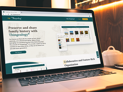 Thingealogy: The Story of Your Things | Preserve Family Memories design designli development iphone iphone app mobile ui mobile ux thingealogy web app web application
