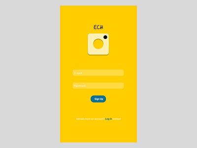 ECH. app design graphic design icon logo ui