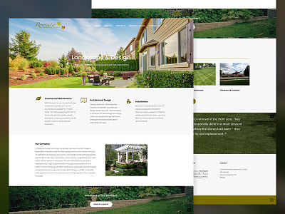 Renovatio Website clean design photography responsive web web design website wordpress