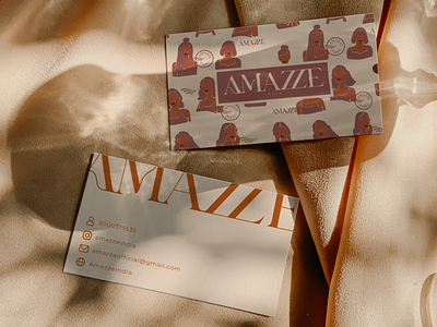 Business Card Design for Amazze India. branding design graphic design ill illustration logo typography