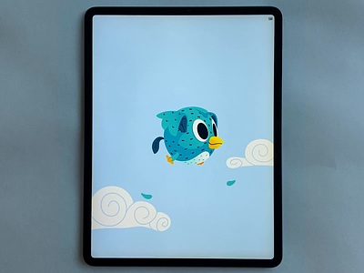 Flappy Bird 🐦 animation art bird character course design discount graphic design illustration illustrator ipad kunchevsky motion graphics procreate tutorial