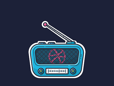 Radio Sticker