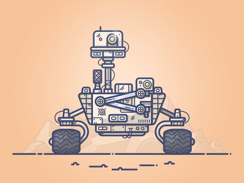 Mars Rover by Alex Kunchevsky on Dribbble