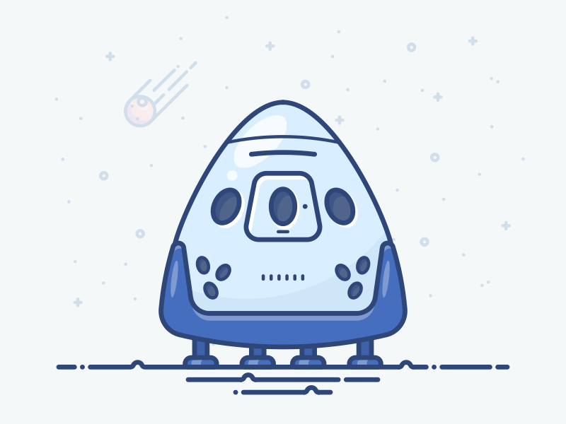SpaceX Dragon spaceship stars moon mars heavy dragon musk elon x space spacex