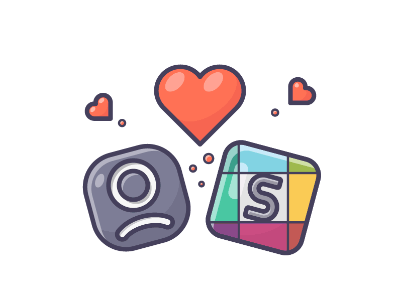 Skatter Illustrations slack web onboarding vector set motion animation icon illustration