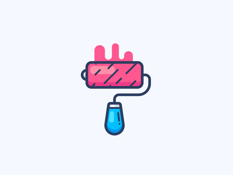 Paint Roller by Alex Kunchevsky for OUTLΛNE on Dribbble