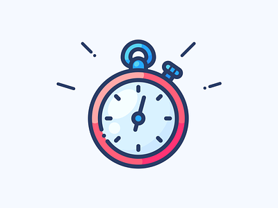 Timer adobe clock icon illustration illustration design illustrator logo object stop stopwatch time timer vector web work