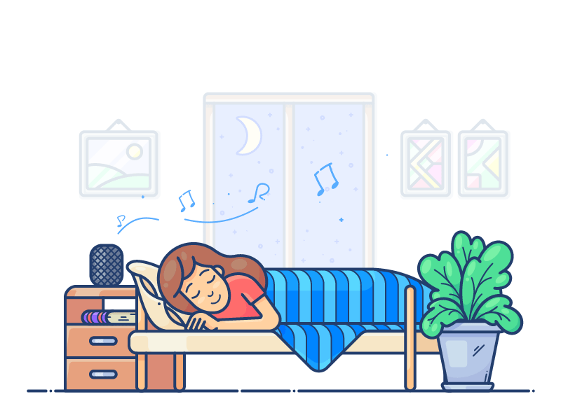 Sleep by Alex Kunchevsky for OUTLΛNE on Dribbble