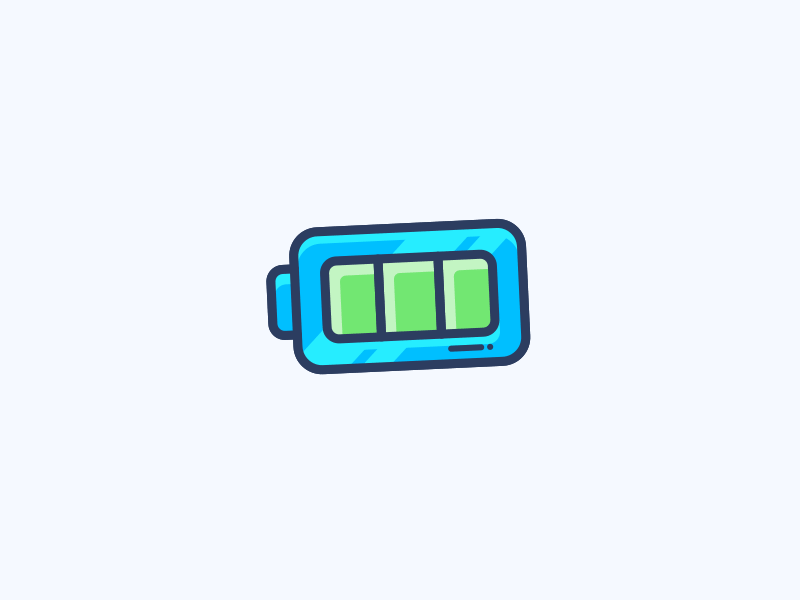 Battery Animation animation battery charge charging design floating graphics icon illustration loading motion outlane outline state time vector web work