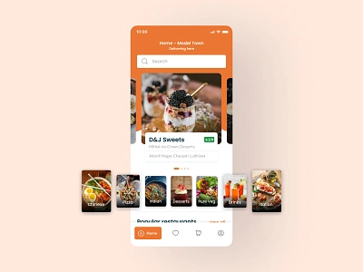 Ichiraku Foods app delivery design food homepage iosdesign ui uidesign uiux ux