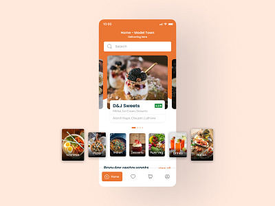 Ichiraku Foods app delivery design food homepage iosdesign ui uidesign uiux ux