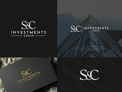 Logo for S&C Investments Group branding building logo design graphic design investment logo logo design real estate sc