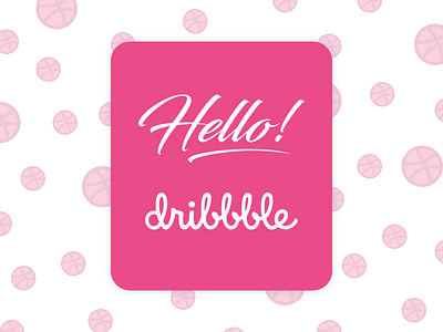 Hello Dribble! hello newbie pink