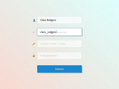 001 Sign Up 001 dailyui signup