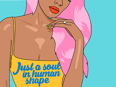 Just a soul design graphic design illustration vector