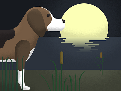 Moonlight Beagle beagle dog grain moonlight
