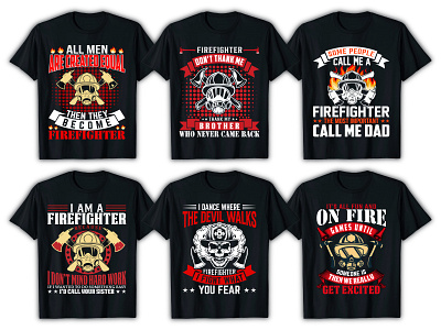 My Latest Project Firefighter T-shirt Design Bundles