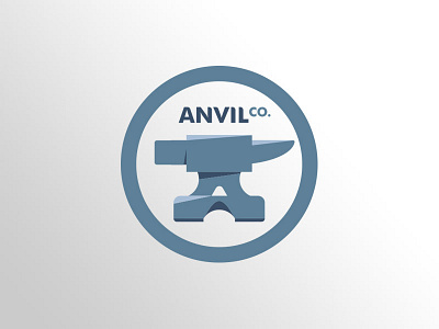 A is for Anvil anvil logo mark side project