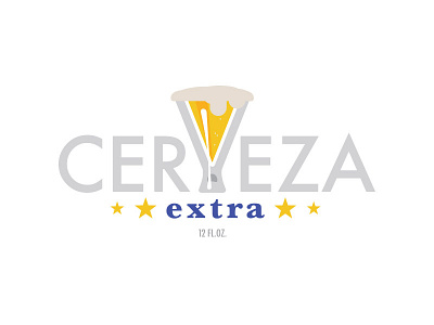 C is for Cerveza beer cerveza exercise logo side project