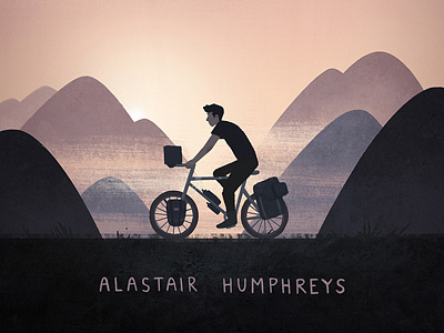 Moods of Future Joys adventure alastair humphreys bicycle book bookcover cycling poster sunrise sunset travel travel poster