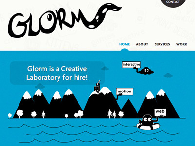 Glorm illustration web