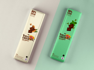 Chocolate Packaging bali barong branding chocolate design graphic design illustration packaging design