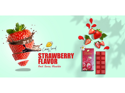 Chocolate Banner Ads Design ads bali banner branding chocolate design digital imaging graphic design