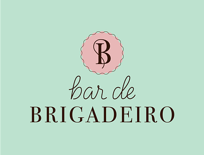 Bar de Brigadeiro branding branding design chocolate design graphic design lettering lettering artist logo logotype monogram monogram design typography vector