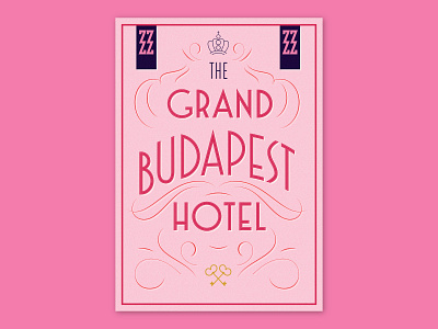 The Grand Budapest Hotel - Poster design handlettering illustration lettering lettering artist movie poster poster the grand budapest hotel typography vector