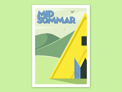 Midsommar - Poster design graphic design handlettering illustration inspiration lettering lettering artist midsommar movie poster poster typography vector