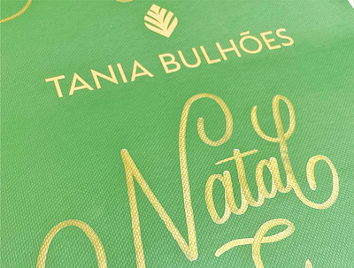 Tania Bulhões: Custom Calligraphy on-site calligraphy christmas custom calligraphy graphic design lettering luxury brand perfumery retail tania bulhoes typography