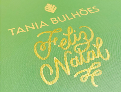Tania Bulhões: Custom Calligraphy on-site calligraphy christmas custom calligraphy graphic design lettering luxury brand perfumery retail tania bulhoes typography