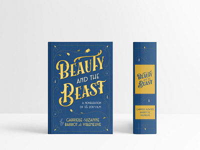 Beauty And The Beast - Book Cover beauty beauty and the beast book cover illustration lettering lettering artist typography