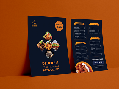 Restaurant Flyer Design adobe illustrator banner billboard branding brochure business card business flyer car branding flyer clipping path corporate flyer flyer graphic design id card label logo medical flyer packaging poster real estate flyer restaurant flyer