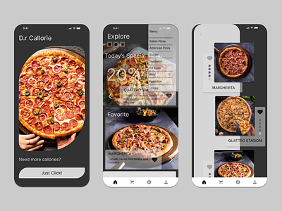 PIZZA UI DESIGN ui