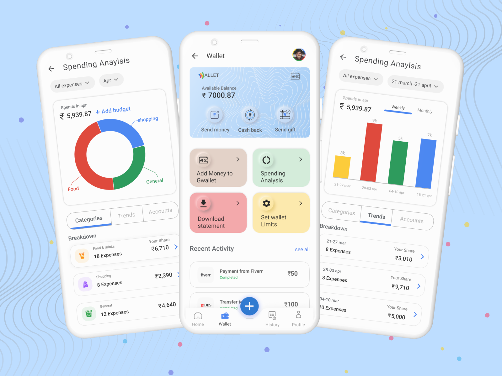 Fintech app | GooglePay 🏦 by Shriya Reddy on Dribbble