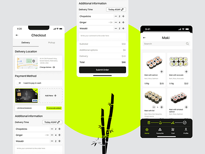 Sushi App Concept