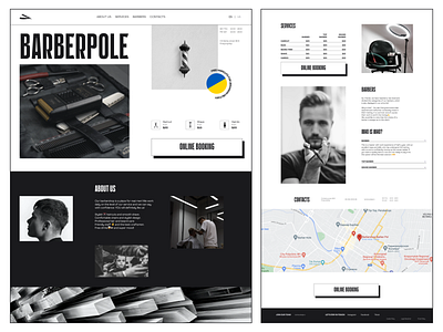 Barber Appointment Scheduling Website appointment barber barbershop beard booking design hair hairdresser scedule ui uiux ux webdesign