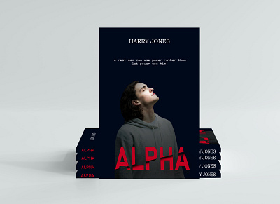 Alpha ( slashed typography) book cover book book cover cover art graphic design illustration silhouette