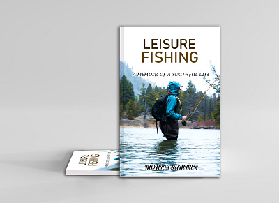 Leisure fishing ( book cover) book book cover cover art graphic design illustration typography