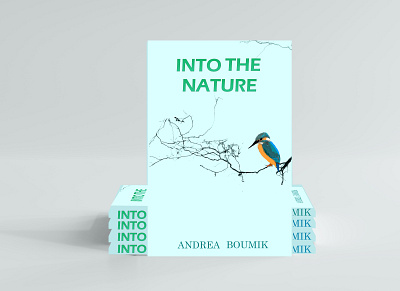 Into the nature (painted),book cover book book cover cover art design graphic design paint typography