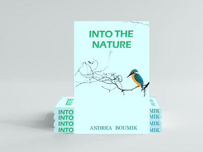 Into the nature (painted),book cover