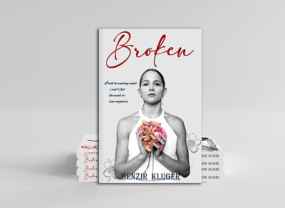 Broken YA romance (book cover) book book cover branding cover art design graphic design illustration typography