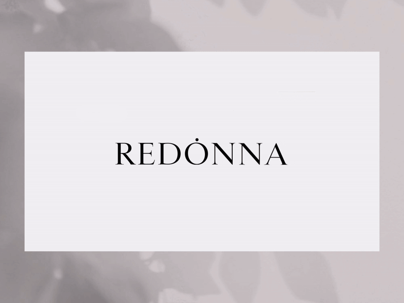 REDȮNNA animation branding design desktop grid interaction minimal product typography ui ux web