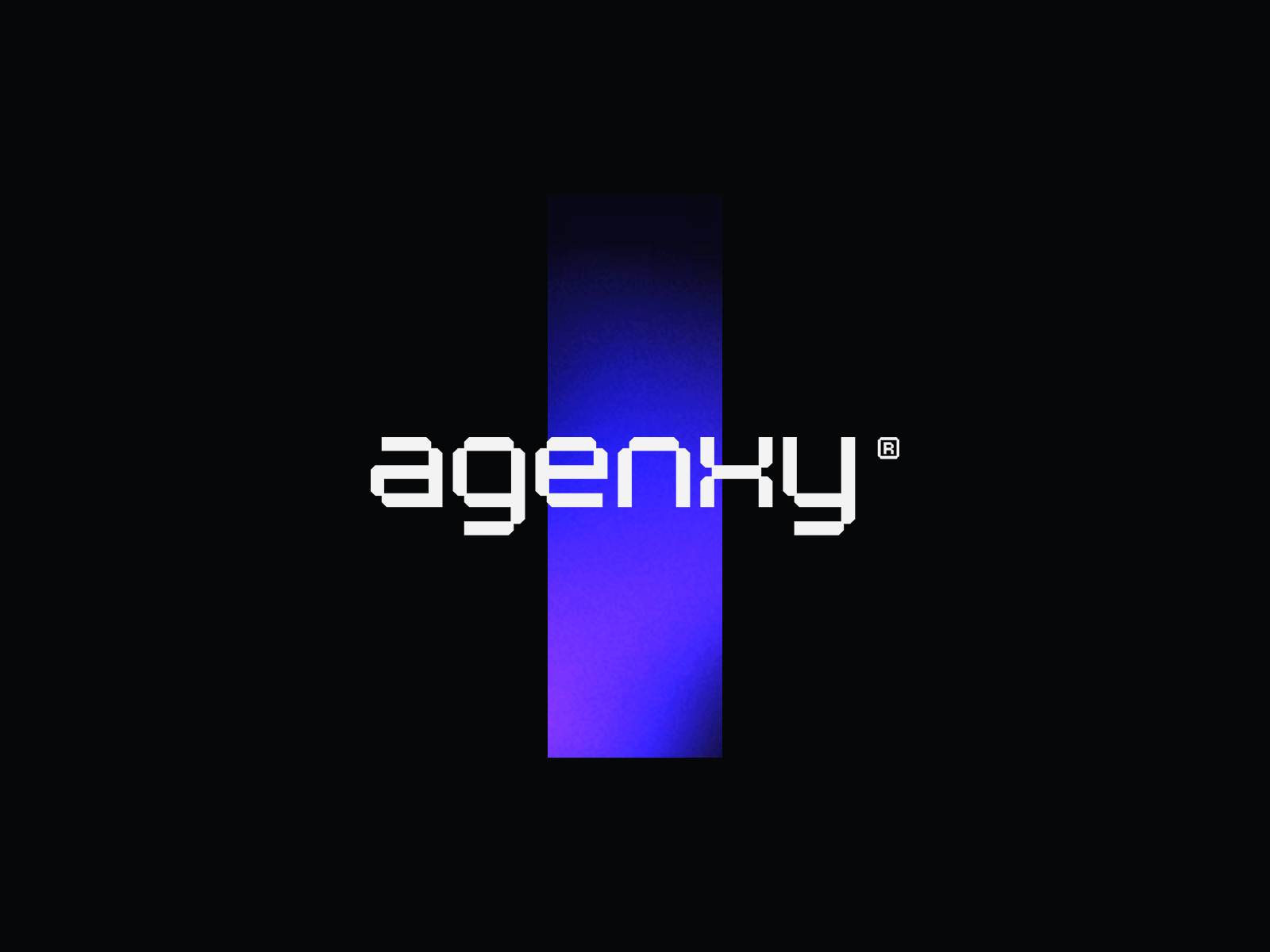 agenxy® logo design animation branding design identity interaction logo mark marketing minimal product symbol typography ux web