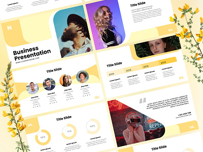 #Yellow Business Presentation canva gradient presentation investor deck pitch deck powerpoint presentation presentation design prezi yellow business yellow gradient yellow presentation