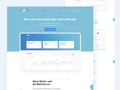 Saas Website component design dashboard design digdis german design german project landingpage malicious marketplace module music music app music instrument saas saas app saas design saas landing page saas website simple symbol ux